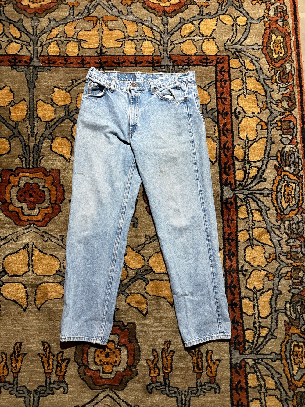 Levi's Straight Leg Light Blue Denim Jeans